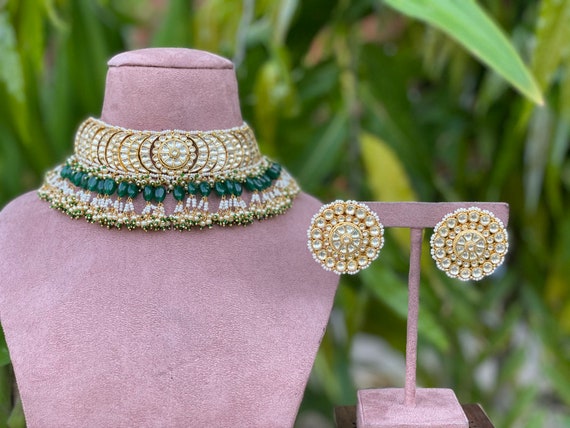 Kundan Traditional Chand Choker Set 