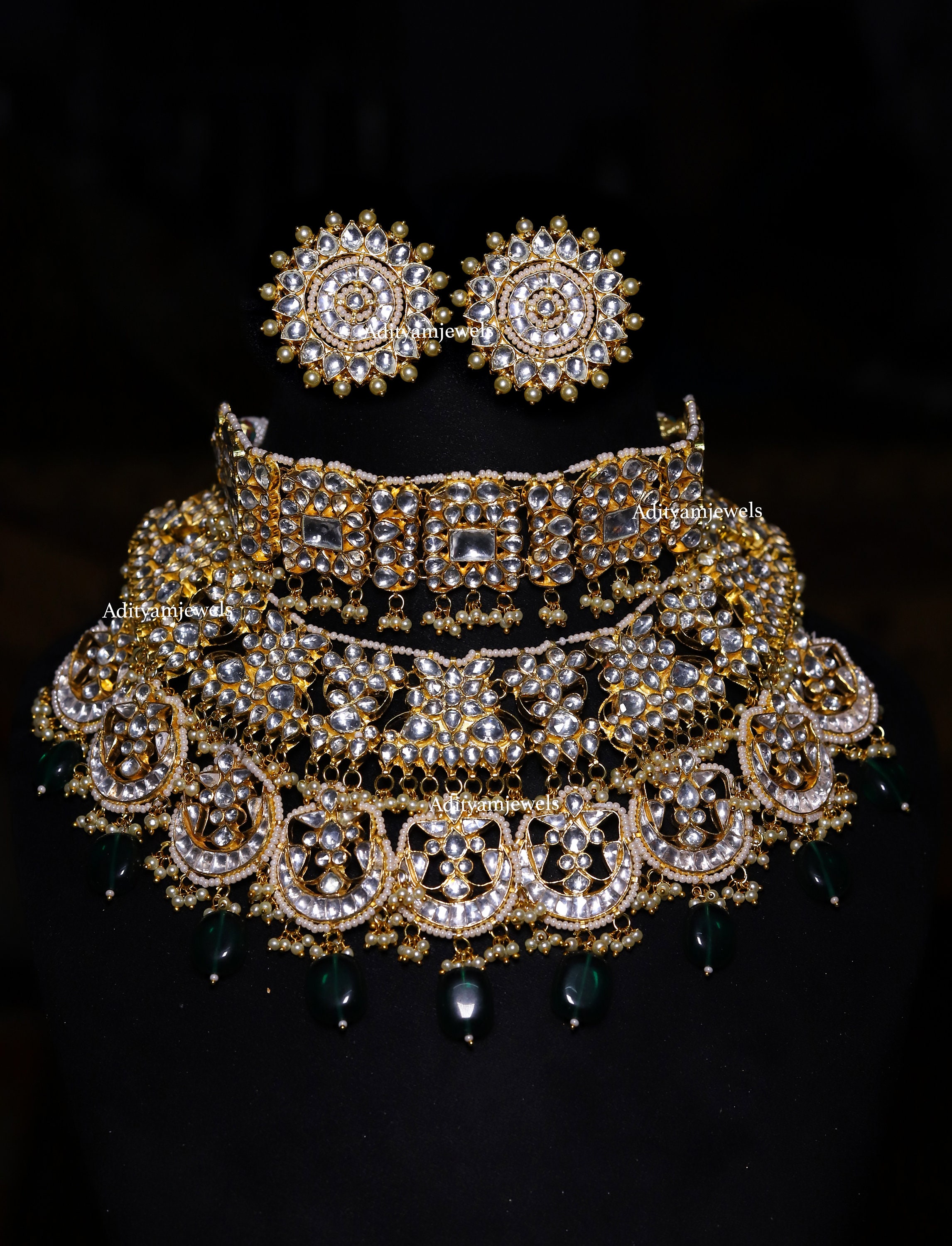 Kundan Bridal Set | Etsy Australia