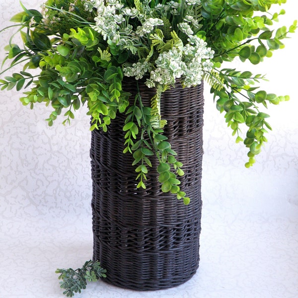 Basket Vase Etsy