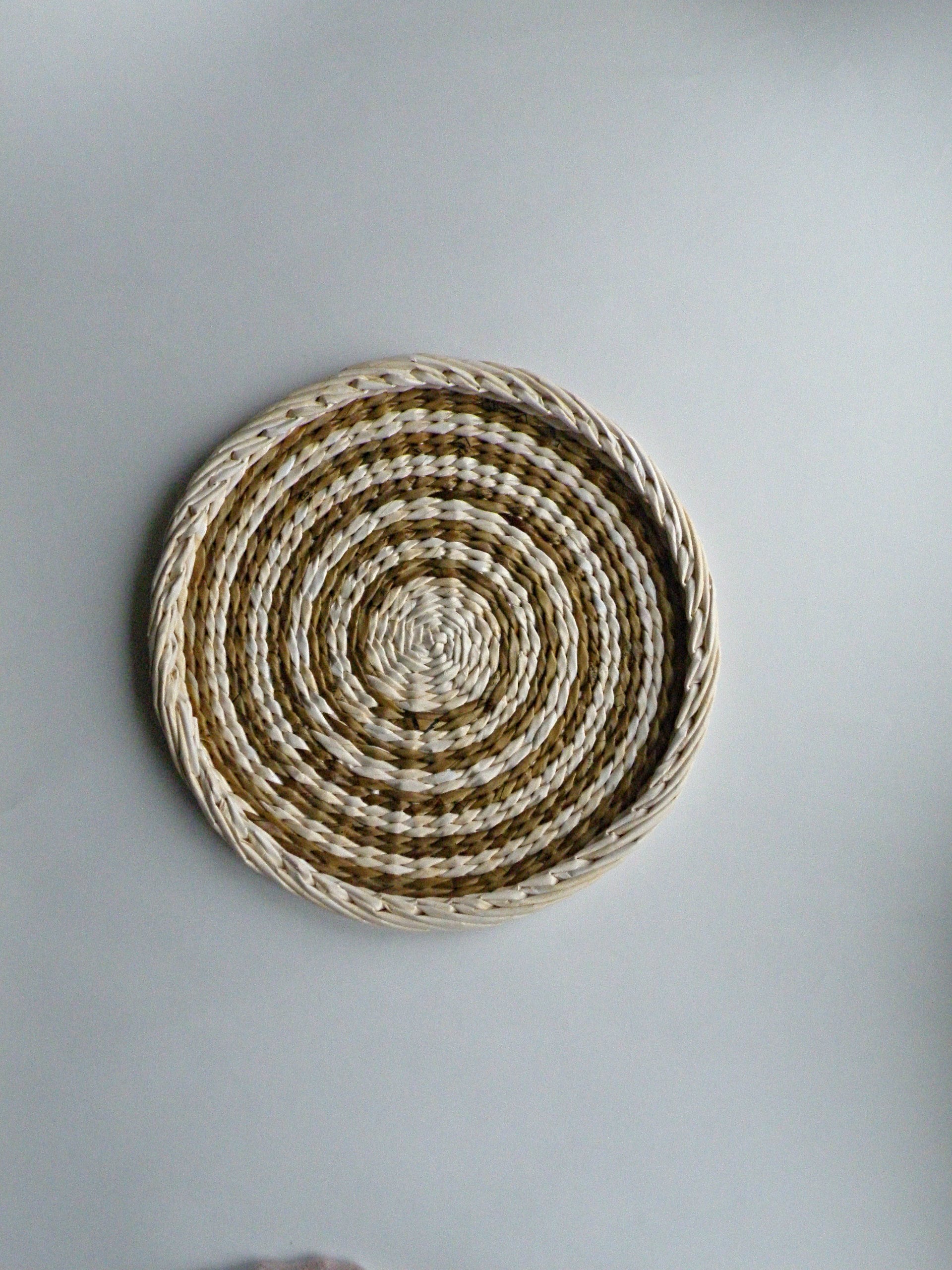 Woven Wall Round Baskets African Basket Wall Decor Decorative Etsy