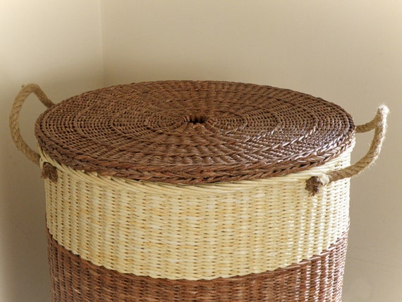 Large Woven Baskets Storage, Woven Storage Baskets Lids