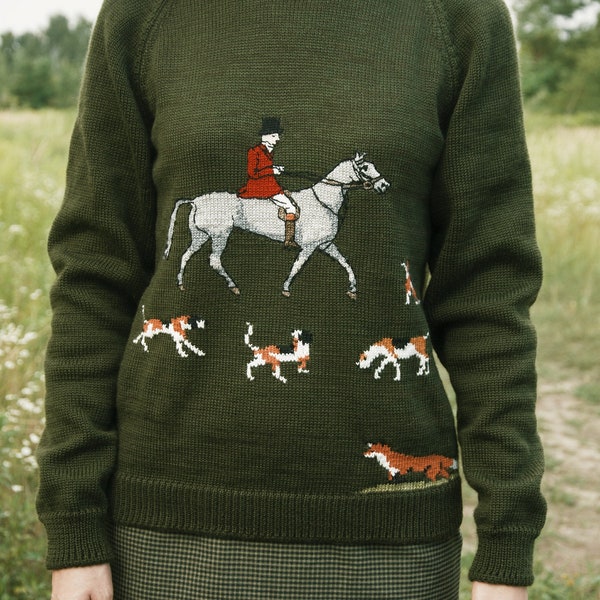 Horse Sweater Etsy