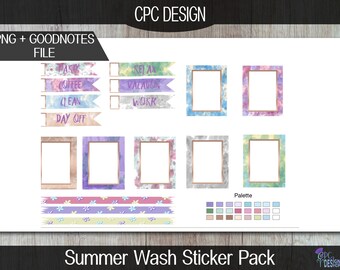 Summer Wash Sticker Pack