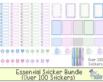 Essential Sticker Bundle (Over 100 Stickers)