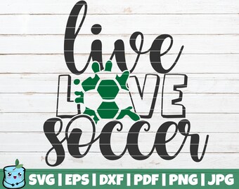 Love Soccer Svg Etsy