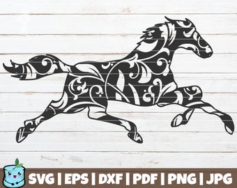 Download Mandala Horse Svg Etsy