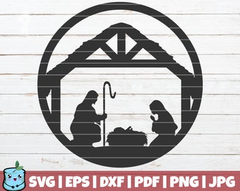 Download Nativity 3d Svg Etsy PSD Mockup Templates
