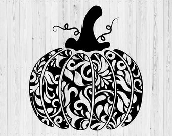 Download Swirly pumpkin svg | Etsy