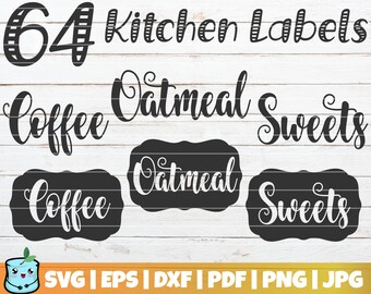 Download Kitchen Labels Svg Etsy