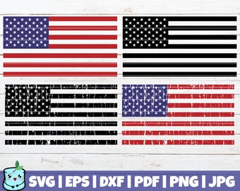 Distressed flag svg | Etsy