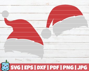 Download Santa Hat Svg Etsy 3D SVG Files Ideas | SVG, Paper Crafts, SVG File