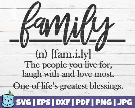 Download Family Definition Svg Cut File Commercial Use Instant Etsy