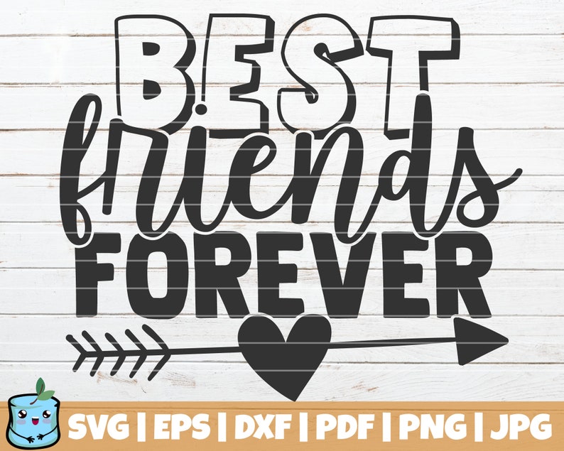 Download Best Friends Svg Bff Friendship Shirt Print Instant Download Commercial Use Best Friends Forever Svg Cut File Clip Art Art Collectibles