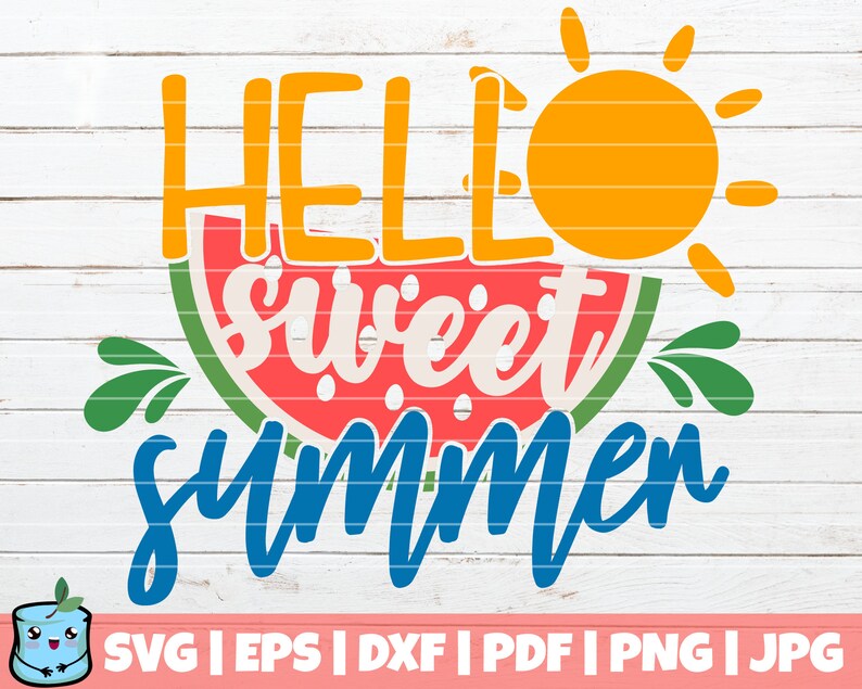 Download Instant Download Hello Sweet Summer Svg Cut File Commercial Use Summertime Print Printable Vector Clip Art Beach Life Cut File Clip Art Art Collectibles Saherflow Com