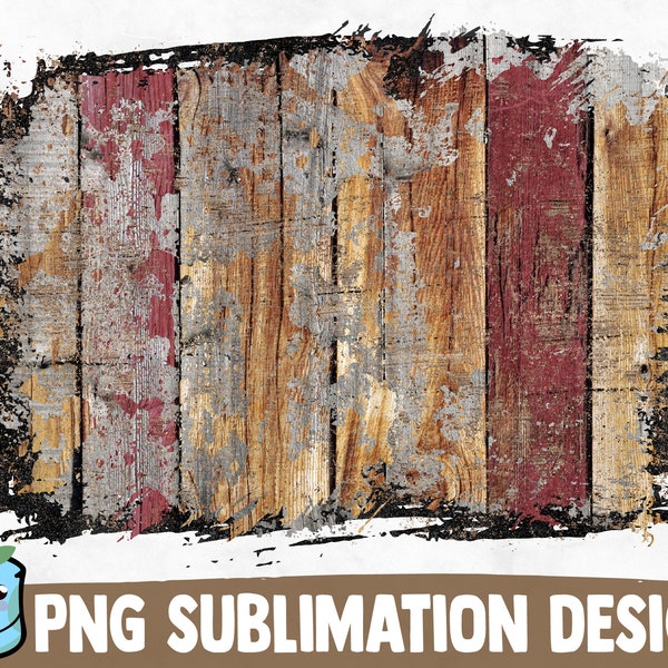 Distressed Rustic Wood Sublimation Background | Rustic Print | Transparent Background | Sublimation PNG | Backsplash