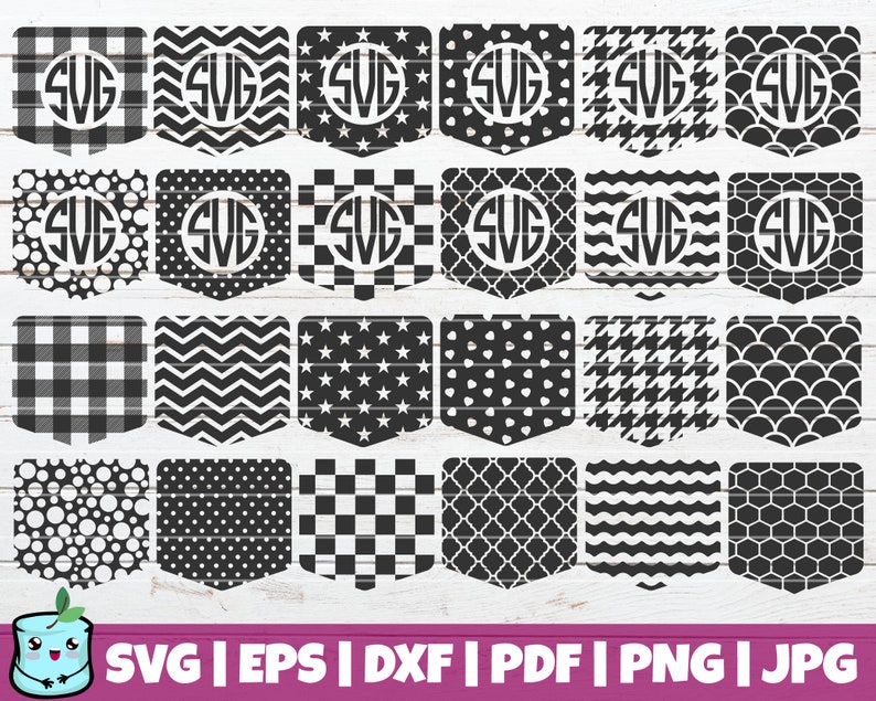 Download Shirt Pocket Svg Cut Files Instant Download Commercial Use Digital Vector Clip Art Printable Svg Pocket Monogram Svg Clip Art Art Collectibles Jewellerymilad Com