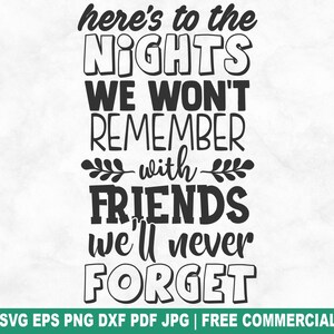 Por las noches que no recordaremos, archivo SVG de corte, camping, aventura, naturaleza, SVG para Cricut, silueta, verano, PNG para camisetas, tazas, manualidades.