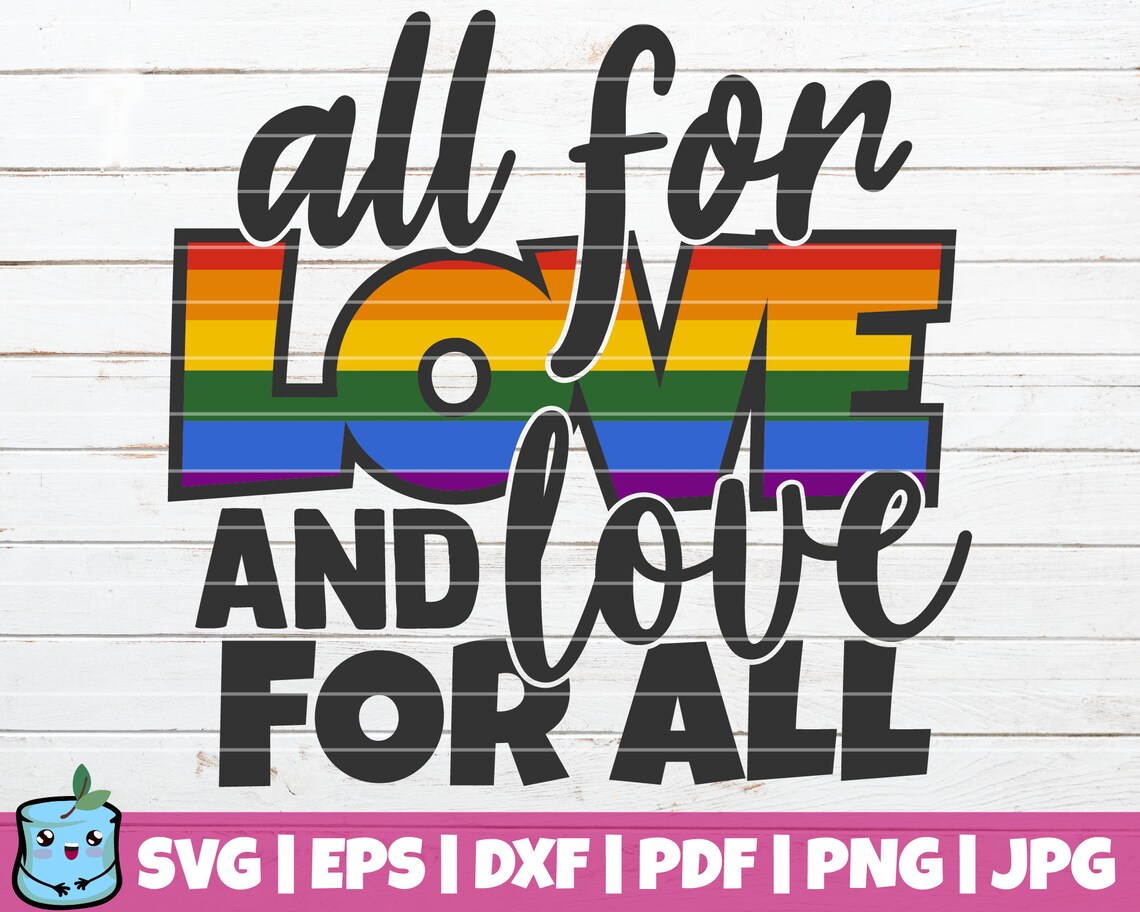 Gay Pride SVG Bundle LGBT SVG Cut Files Commercial Use | Etsy
