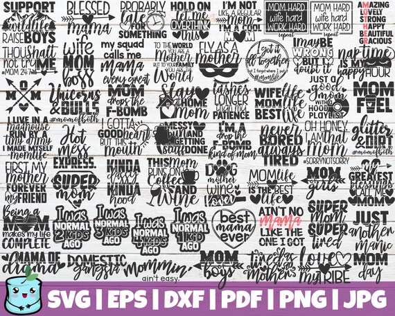 Download 55 Mom Life Svg Bundle Mother S Day Svg Cut Files Etsy