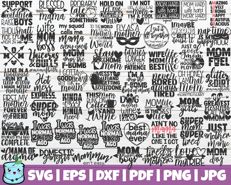 Download 55 Mom Life Svg Bundle Mother S Day Svg Cut Files Etsy SVG, PNG, EPS, DXF File