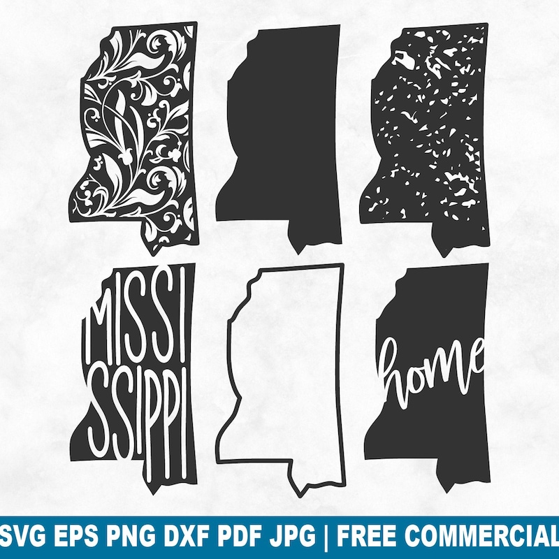 Ms State Vector Mississippi State Svg - Etsy