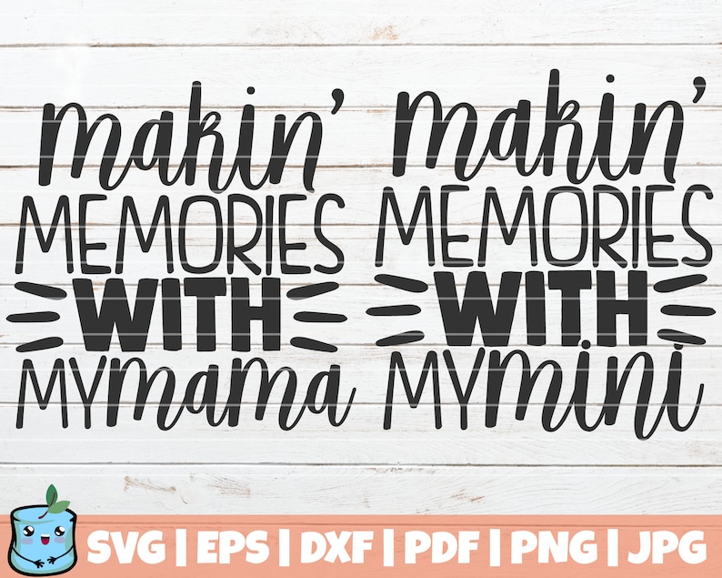 Download Mother Daughter Matching Designs SVG Bundle Mom And Baby ...