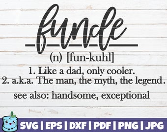Funcle Definition SVG Cut File | commercial use | instant download | printable vector clip art | Funny Definition SVG | Uncle life
