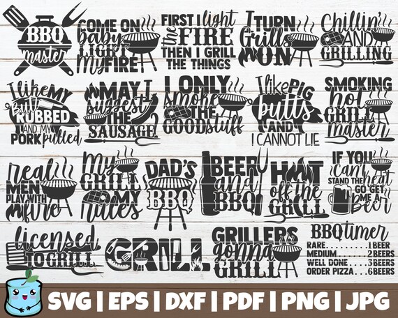 Download Barbecue Master Svg Bundle Grill Svg Cut Files Commercial Etsy