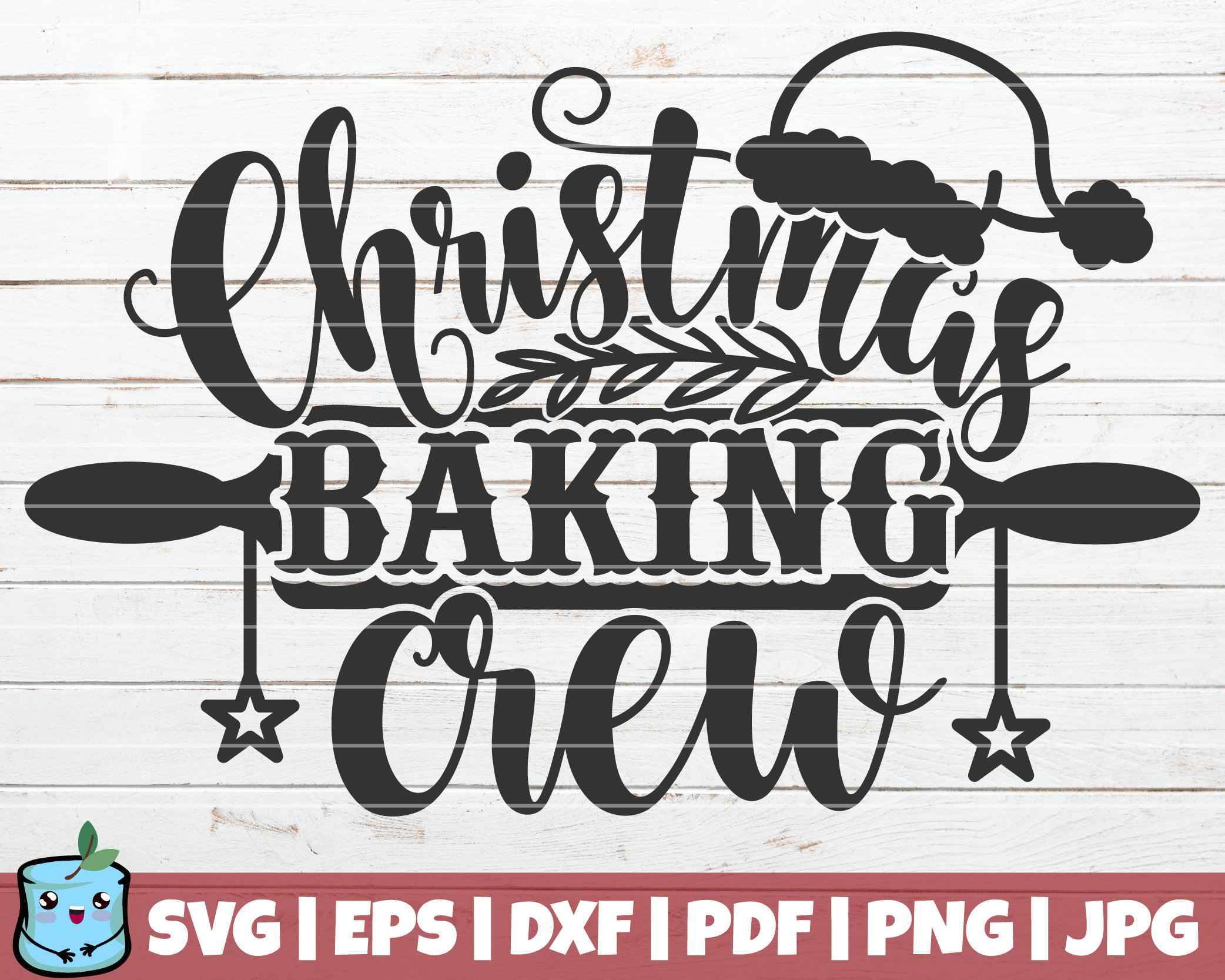 Christmas Baking Crew SVG Cut File instant download | Etsy