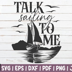 Sailing SVG Bundle Sailor SVG Cut Files commercial use instant download printable vector Traveling Cruising SVG Boating image 2