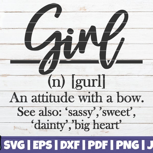 Girl Definition Etsy