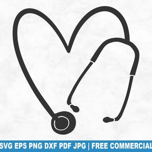 Stethoscope Heart SVG Cut File, Funny Best Nurse Life SVG for Cricut Silhouette, Nursing Printable PNG for Shirts Mugs Crafts