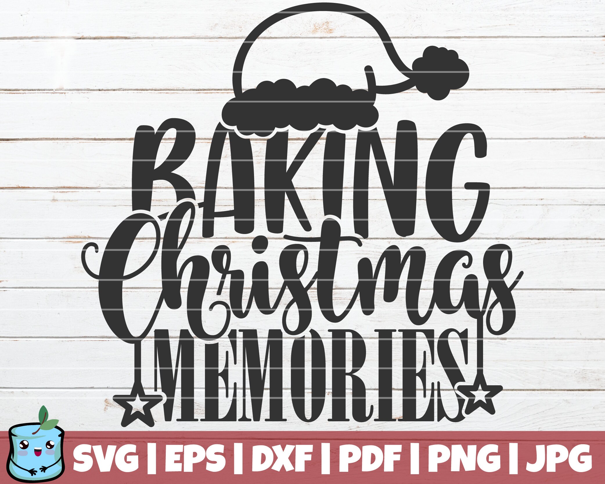 Baking Christmas Memories SVG Cut File Instant Download Etsy