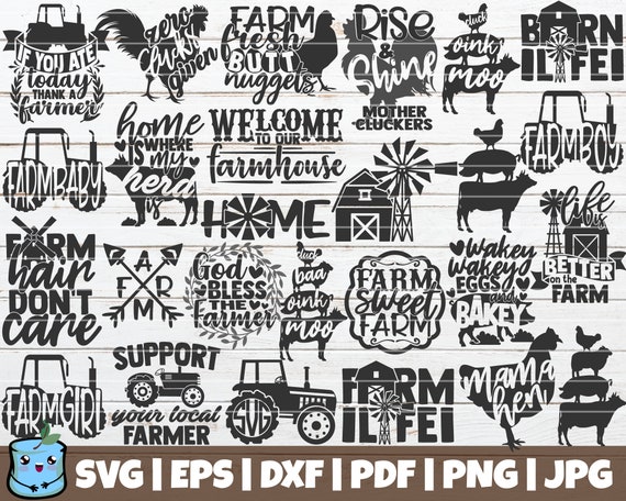 Download Farm Life Svg Bundle Farmhouse Svg Cut Files Commercial Etsy