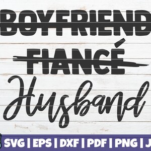 Vriend verloofde echtgenoot SVG-bestand knippen | commercieel gebruik | direct downloaden | afdrukbare vectorillustraties | Verloofde shirtprint | bruiloft-svg