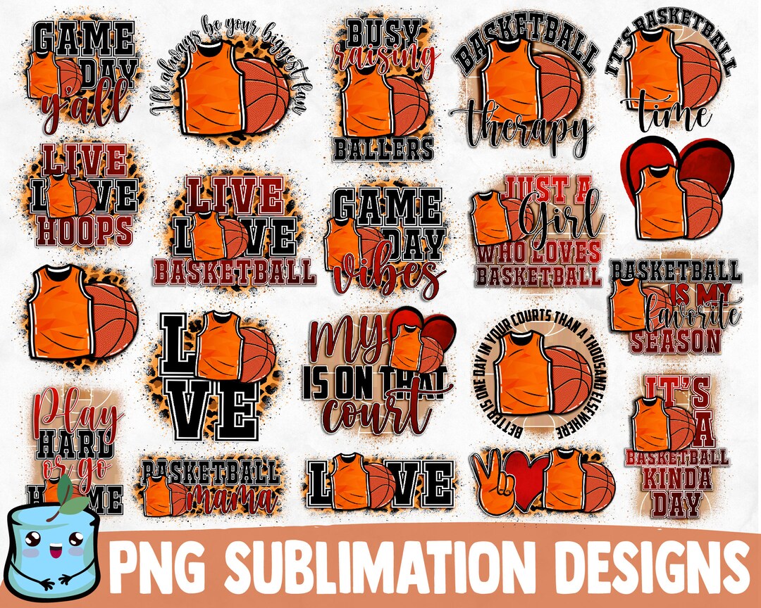 Basketball Sublimation Bundle Basketball PNG Print Basketball Shirt