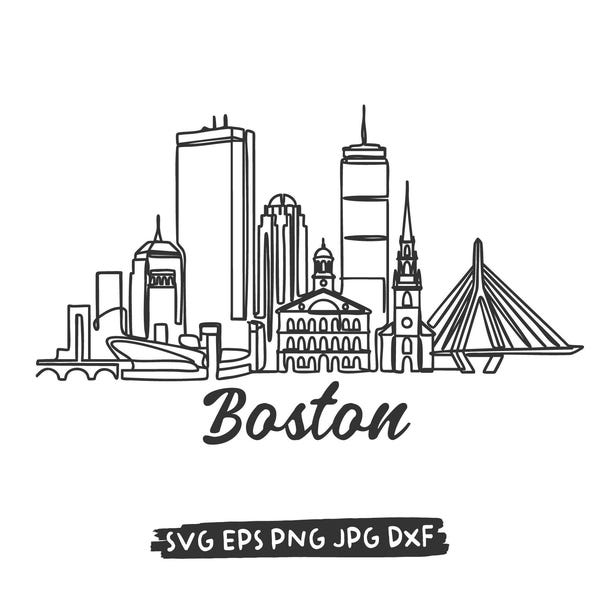 Boston Massachusetts Png - Etsy