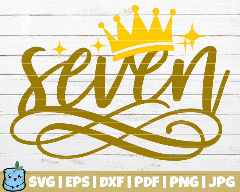 Download Art Collectibles Clip Art Happy Birthday Svg Printable Vector Clip Art Commercial Use Princess Number Seven Svg Cut File Instant Download Birthday Queen Svg