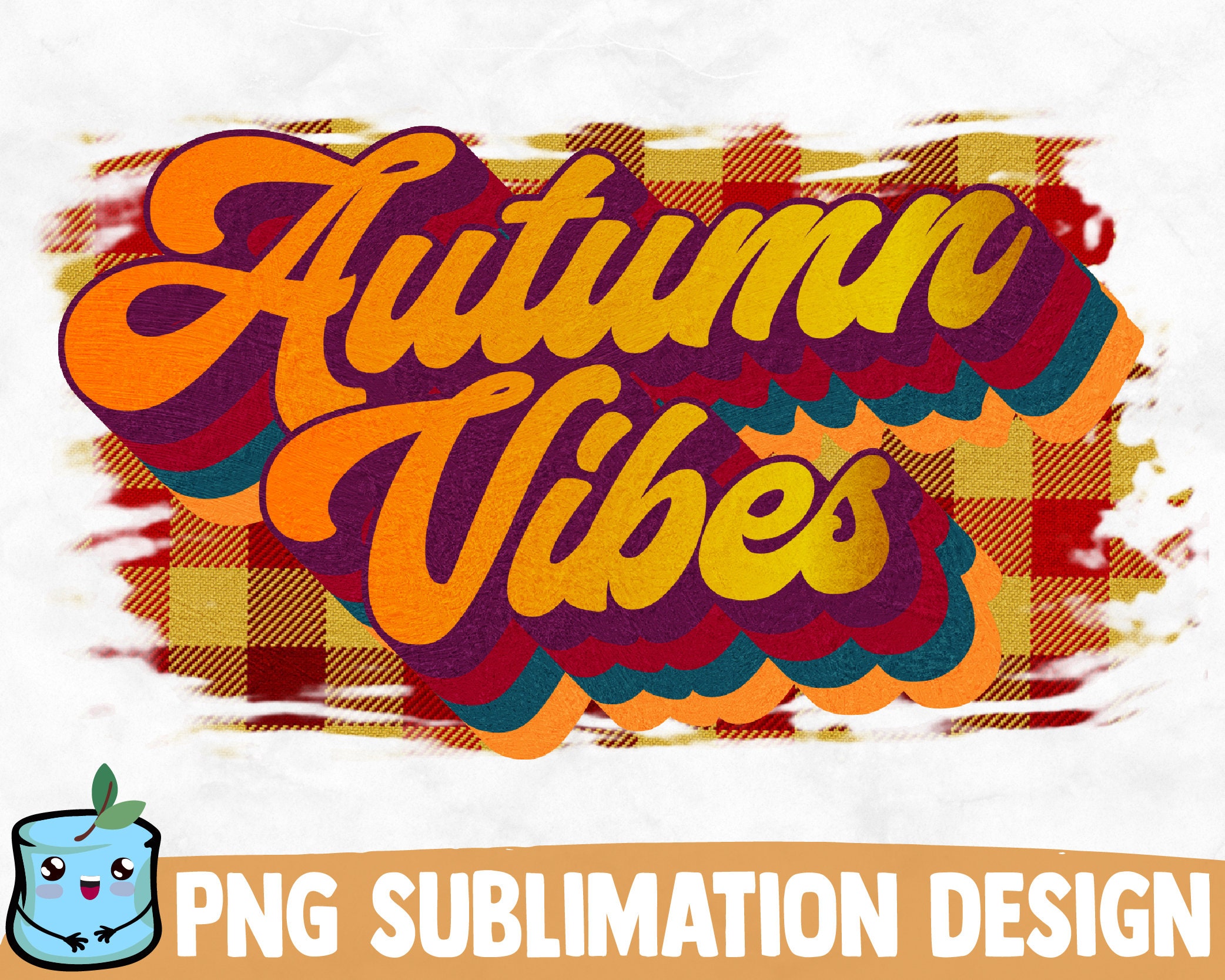 Autumn Vibes Sublimation Design Fall PNG Print Transparent - Etsy UK