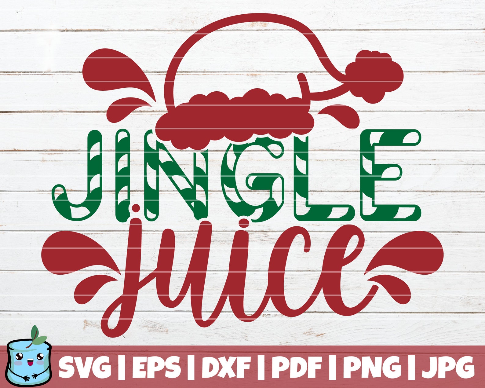 Jingle Juice SVG Cut File commercial use instant download | Etsy