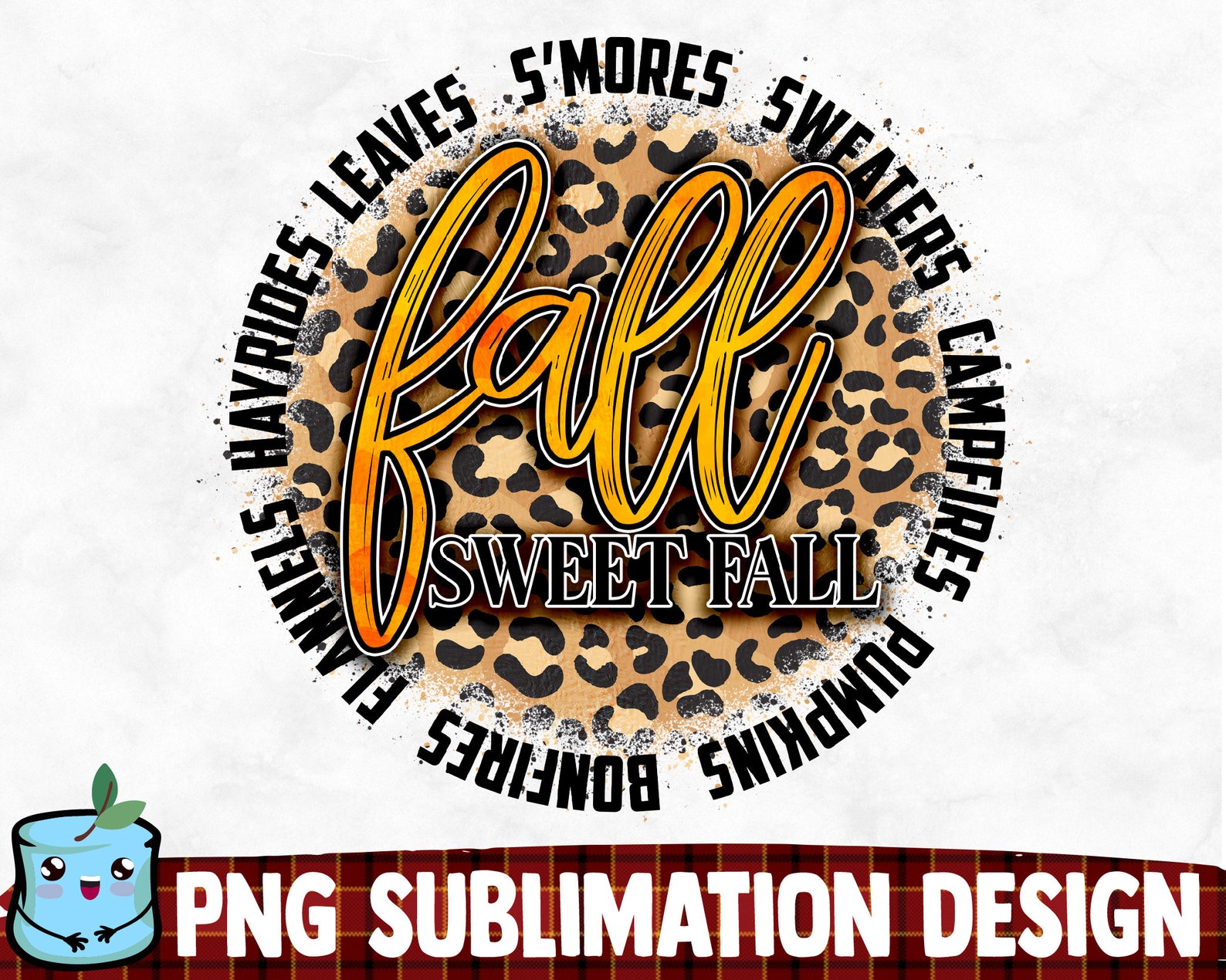 Fall Sublimation Bundle 2 Fall PNG Print Autumn - Etsy