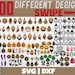 HUGE Earring SVG Bundle | SVG cut files | commercial use | instant download | 500 different earring designs | cuttable leather wood acrylic 