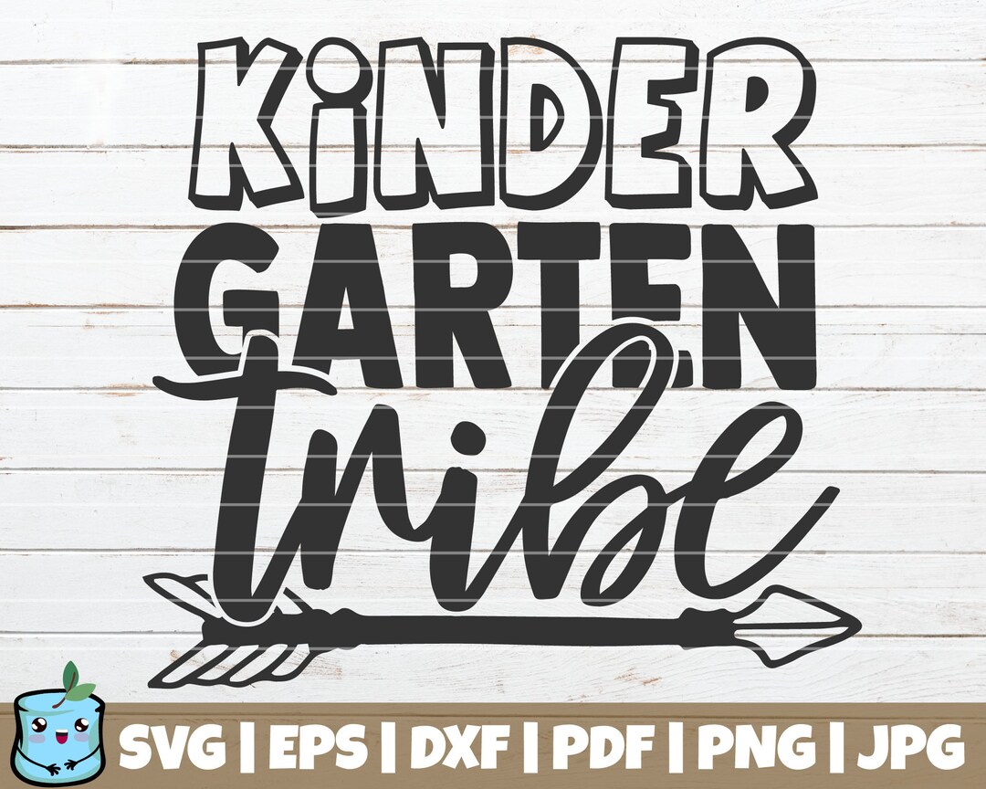 Kindergarten Tribe SVG Cut File Back to School SVG - Etsy