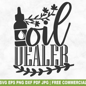 Oliedealer knippen SVG-bestand, etherische oliën moeder meisje SVG voor Cricut silhouet, olieachtige therapie afdrukbare PNG voor shirts mokken ambachten