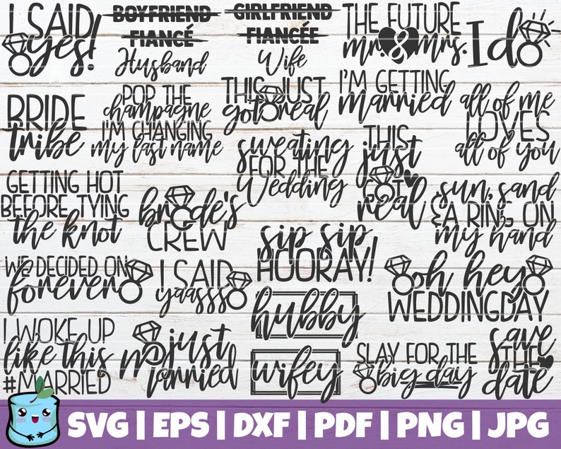 Free Free 135 Wedding Sayings Svg SVG PNG EPS DXF File