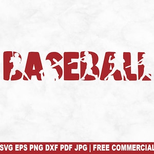 File di taglio SVG per baseball, file SVG per sostenitrice di mamma di giocatore di baseball per Cricut Silhouette, file PNG stampabile per cheerleader per magliette e tazze.