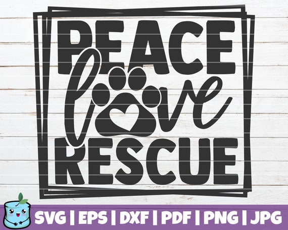 Peace and Love SVG Bundle Clip Art Vector Digital Download Commercial Use