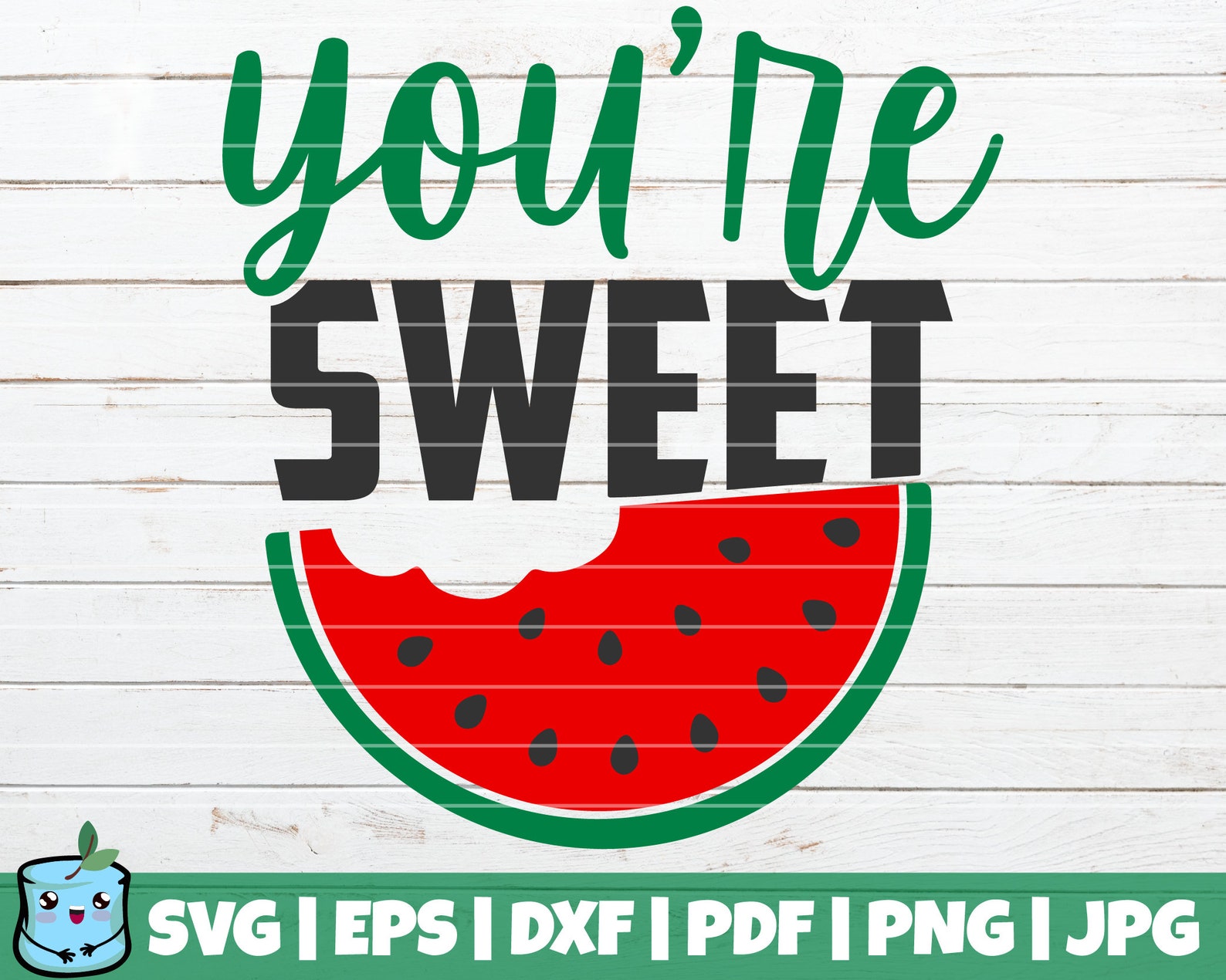 Watermelon SVG Bundle Summer SVG Cut Files Commercial Use - Etsy