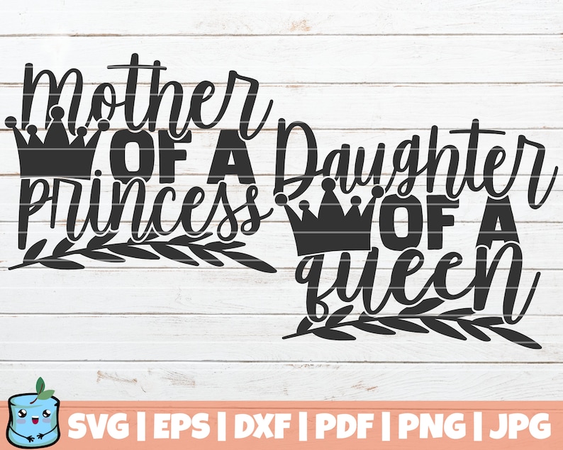 Download Mother Daughter Matching Designs SVG Bundle Mom And Baby SVG | Etsy