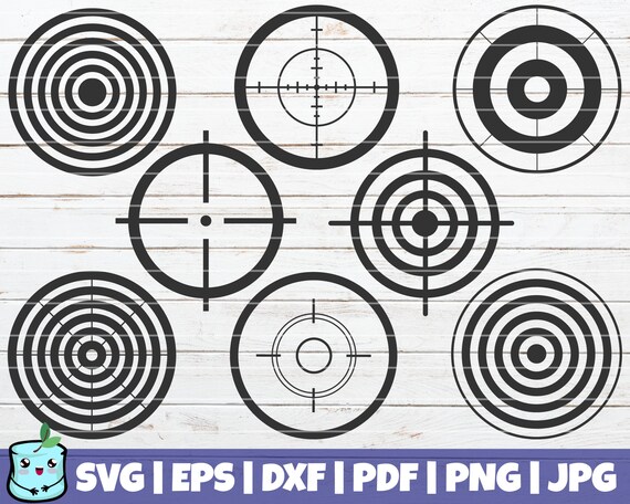 9 targets svg cut files commercial use instant download etsy new zealand